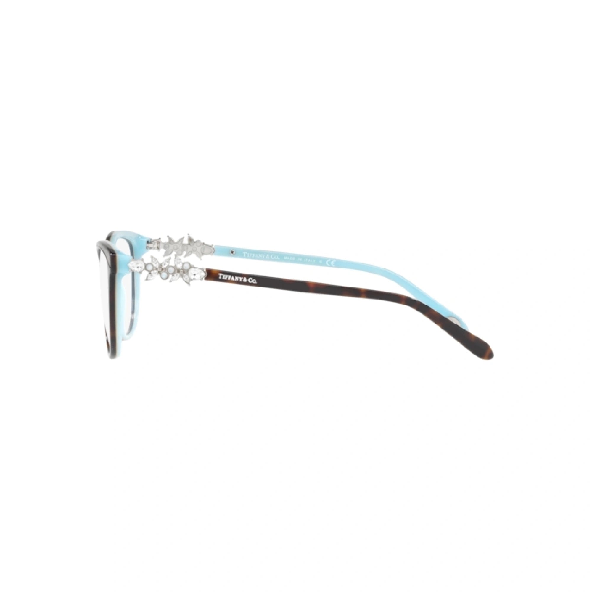 TIFFANY TF 2144HB - 8134 HAVANA / BLU | OCCHIALE DA VISTA DONNA | CALIBRO 54