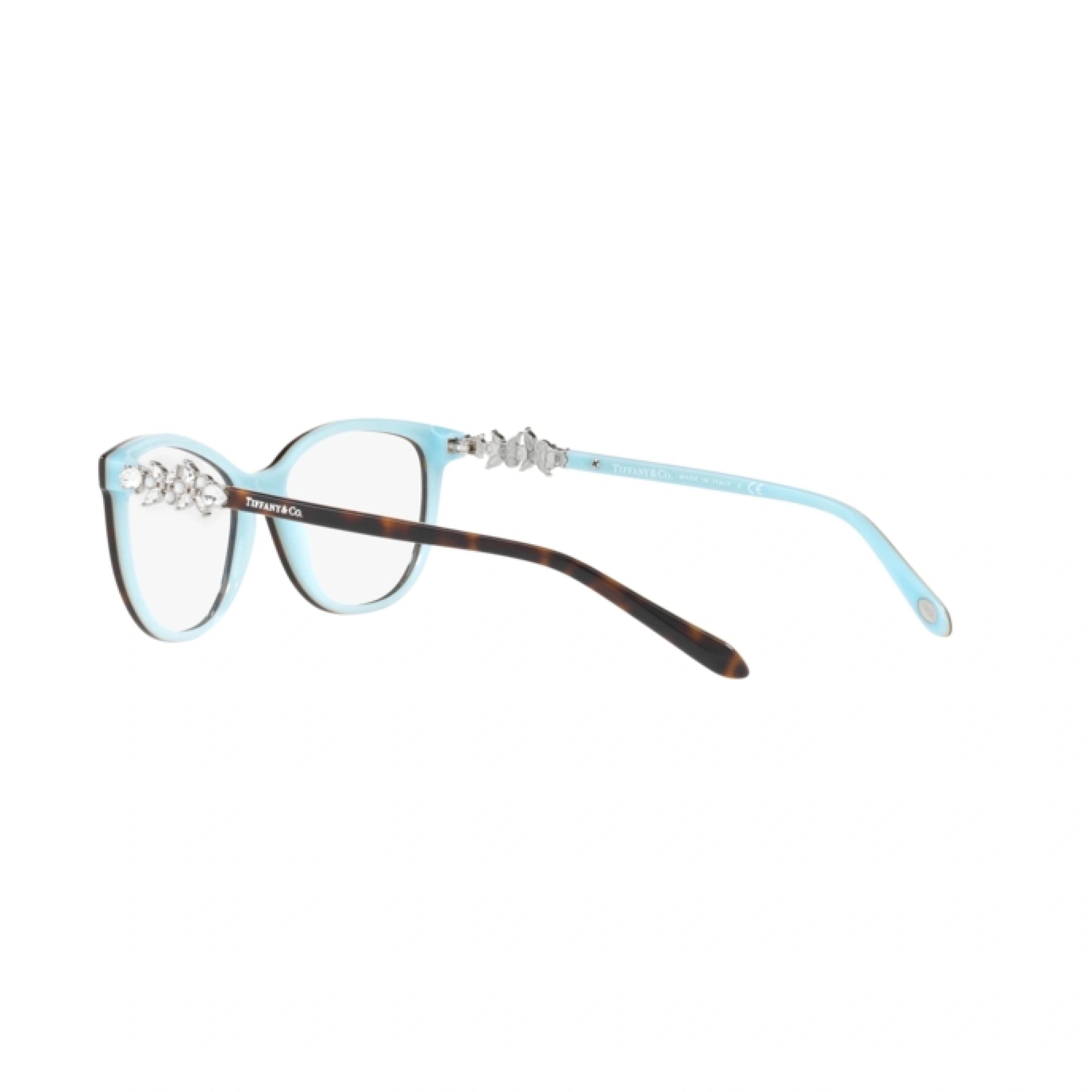 TIFFANY TF 2144HB - 8134 HAVANA / BLU | OCCHIALE DA VISTA DONNA | CALIBRO 54