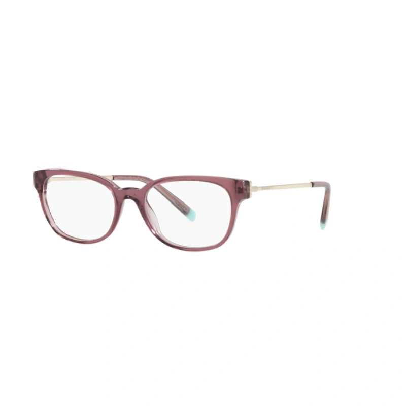 TIFFANY TF 2177 - 8314 ROSA MARRONE TRASPARENTE | OCCHIALE DA VISTA DONNA | CALIBRO 54