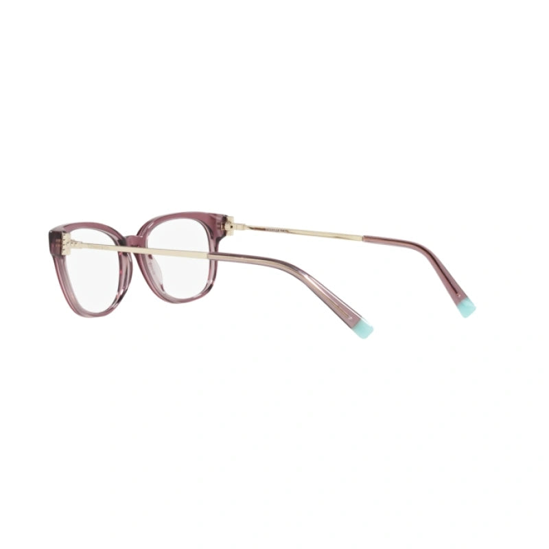 TIFFANY TF 2177 - 8314 ROSA MARRONE TRASPARENTE | OCCHIALE DA VISTA DONNA | CALIBRO 50