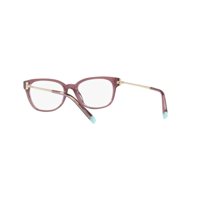 TIFFANY TF 2177 - 8314 ROSA MARRONE TRASPARENTE | OCCHIALE DA VISTA DONNA | CALIBRO 50