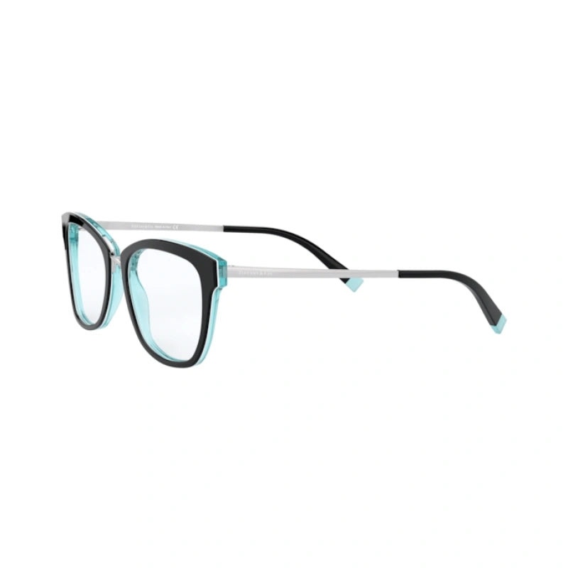 TIFFANY TF 2186 - 8274 NERO / BLU CRISTALLO | OCCHIALE DA VISTA DONNA | CALIBRO 52