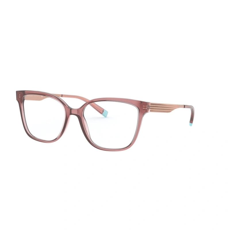TIFFANY TF 2189 - 8297 ROSA MARRONE TRASPARENTE | OCCHIALE DA VISTA DONNA | CALIBRO 52