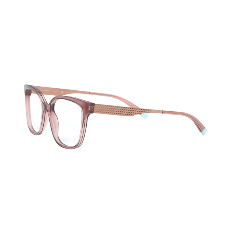 TIFFANY TF 2189 - 8297 ROSA MARRONE TRASPARENTE | OCCHIALE DA VISTA DONNA | CALIBRO 52