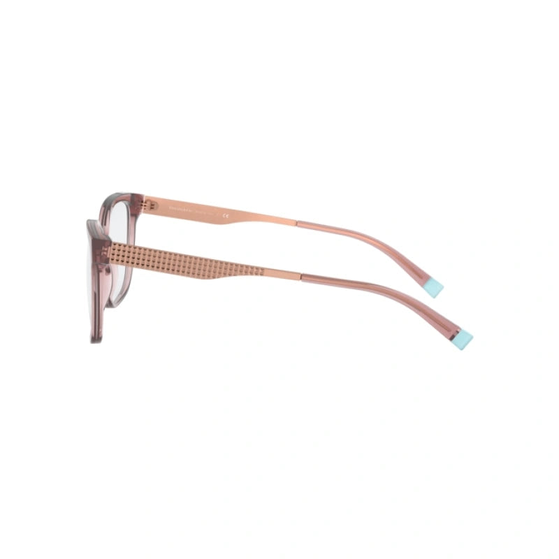 TIFFANY TF 2189 - 8297 ROSA MARRONE TRASPARENTE | OCCHIALE DA VISTA DONNA | CALIBRO 52