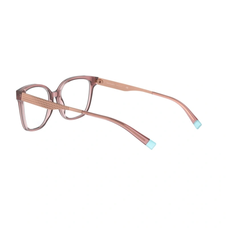 TIFFANY TF 2189 - 8297 ROSA MARRONE TRASPARENTE | OCCHIALE DA VISTA DONNA | CALIBRO 52