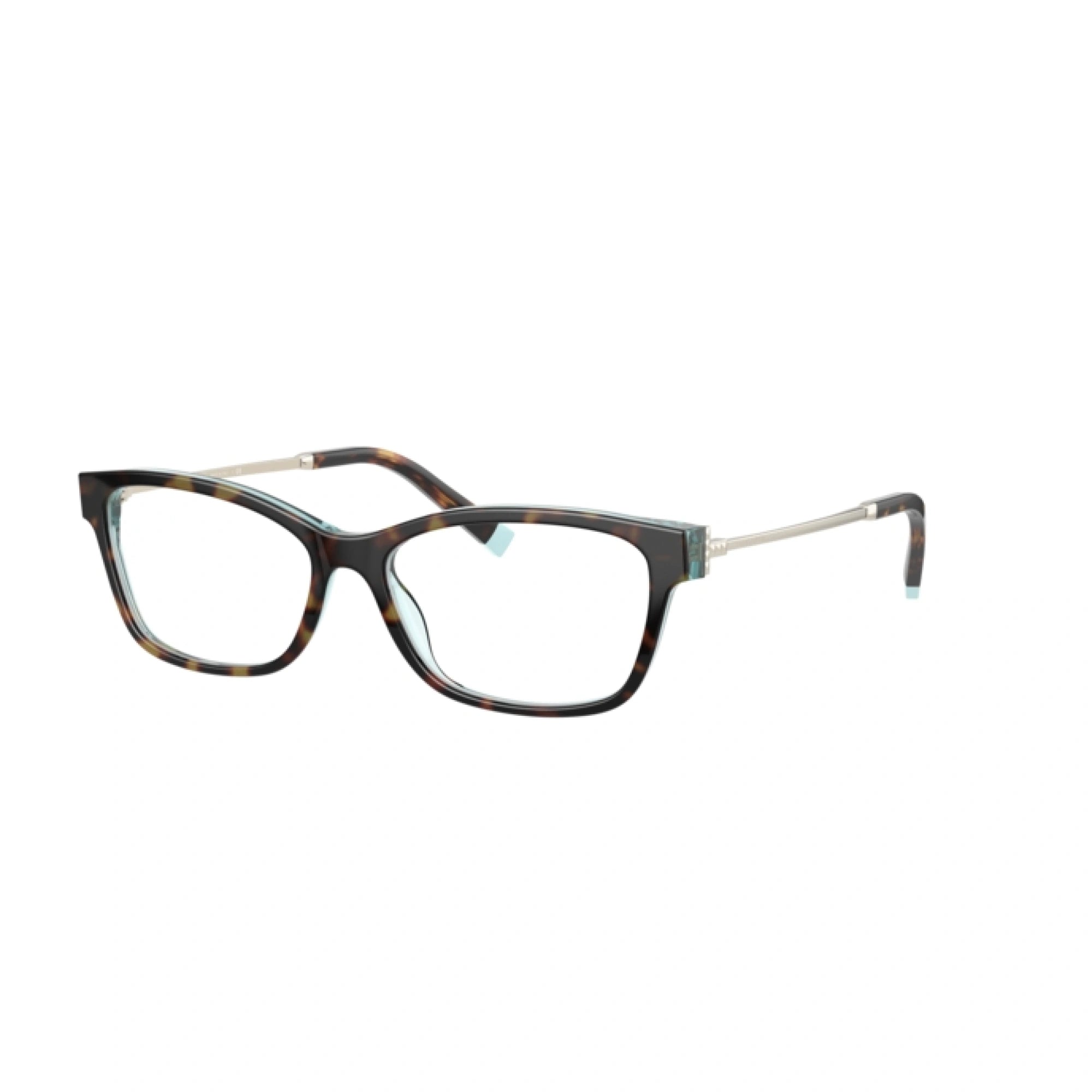 TIFFANY TF 2204 - 8286 HAVANA SU CRISTALLO TIFFANY BLUE | OCCHIALE DA VISTA DONNA | CALIBRO 54