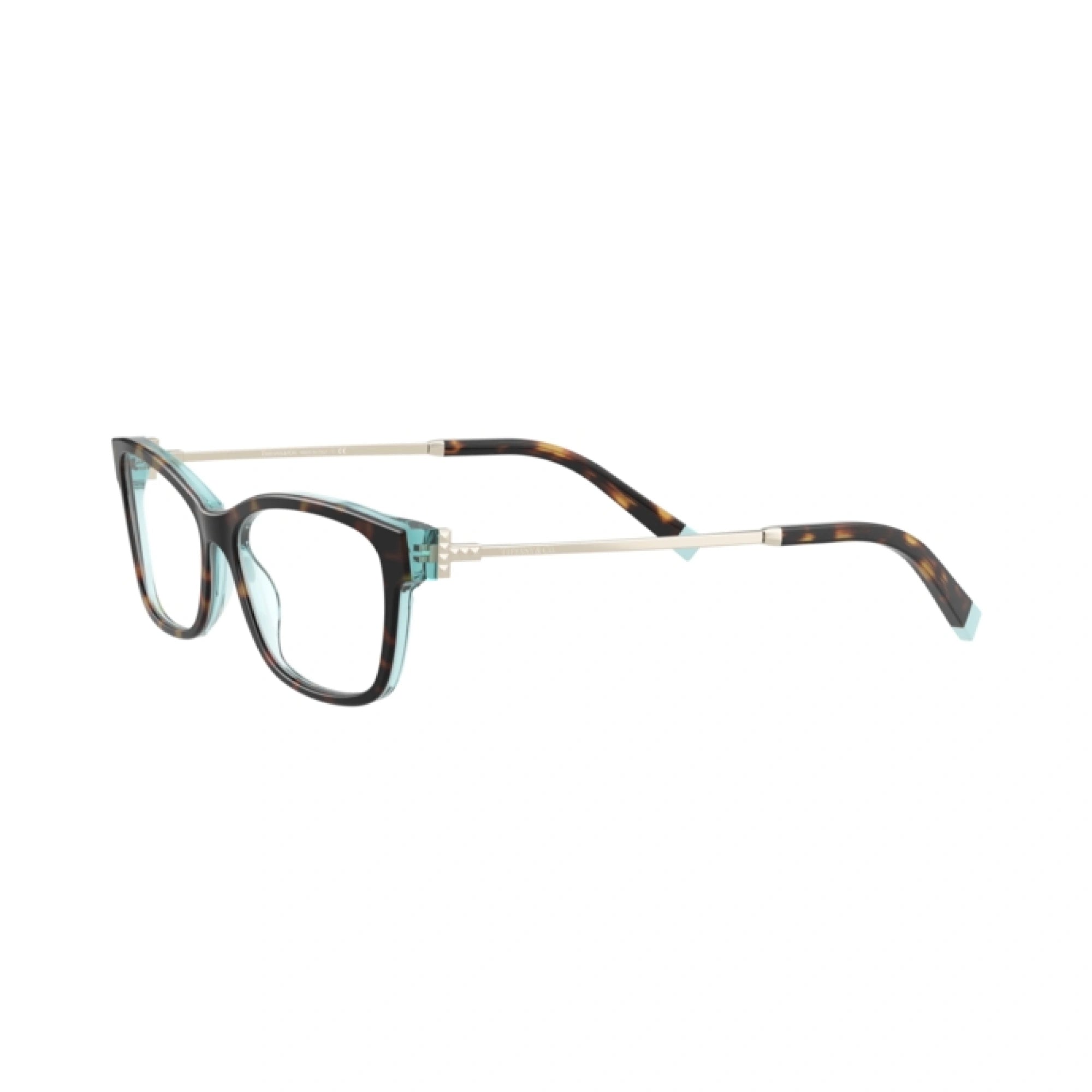 TIFFANY TF 2204 - 8286 HAVANA SU CRISTALLO TIFFANY BLUE | OCCHIALE DA VISTA DONNA | CALIBRO 54