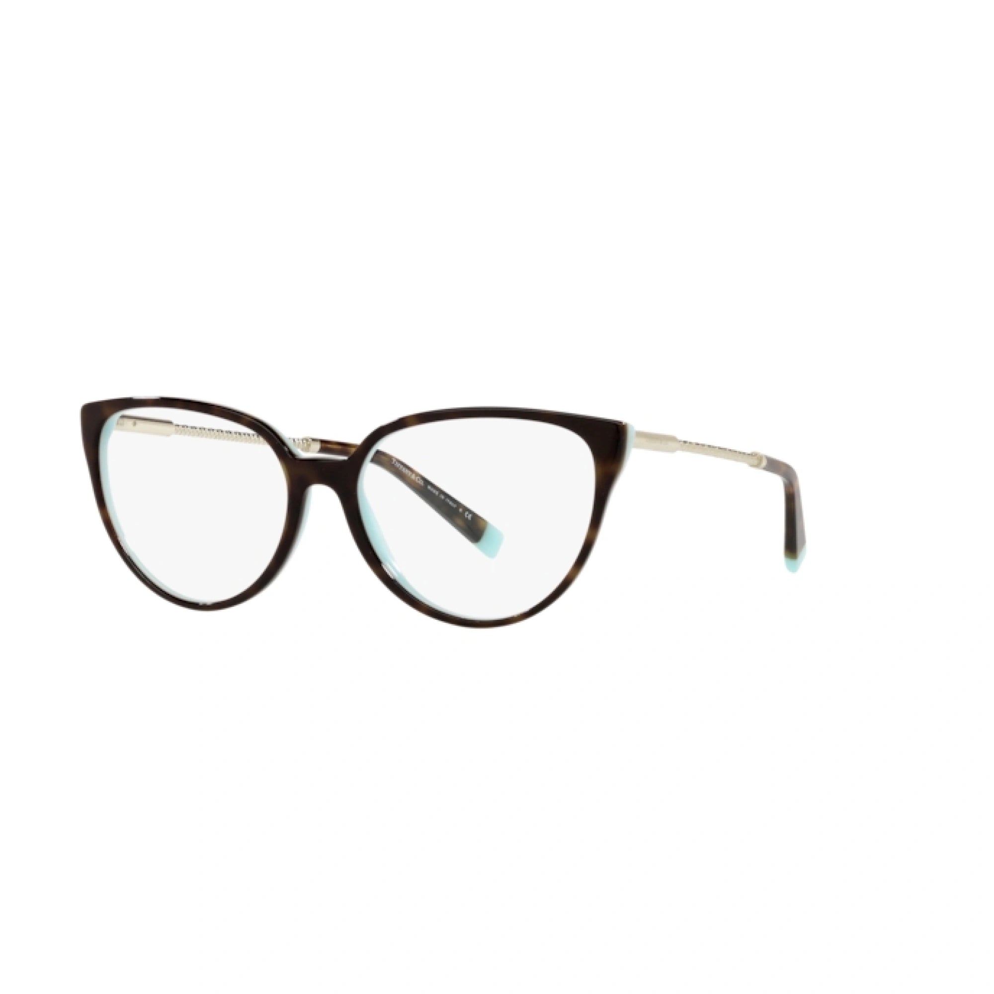 TIFFANY TF 2206 - 8134 HAVANA SU TIFFANY BLUE | OCCHIALE DA VISTA DONNA | CALIBRO 53