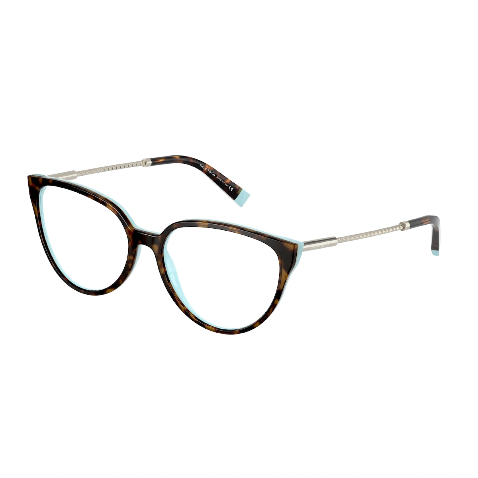 TIFFANY TF 2206 - 8134 HAVANA SU TIFFANY BLUE | OCCHIALE DA VISTA DONNA | CALIBRO 55