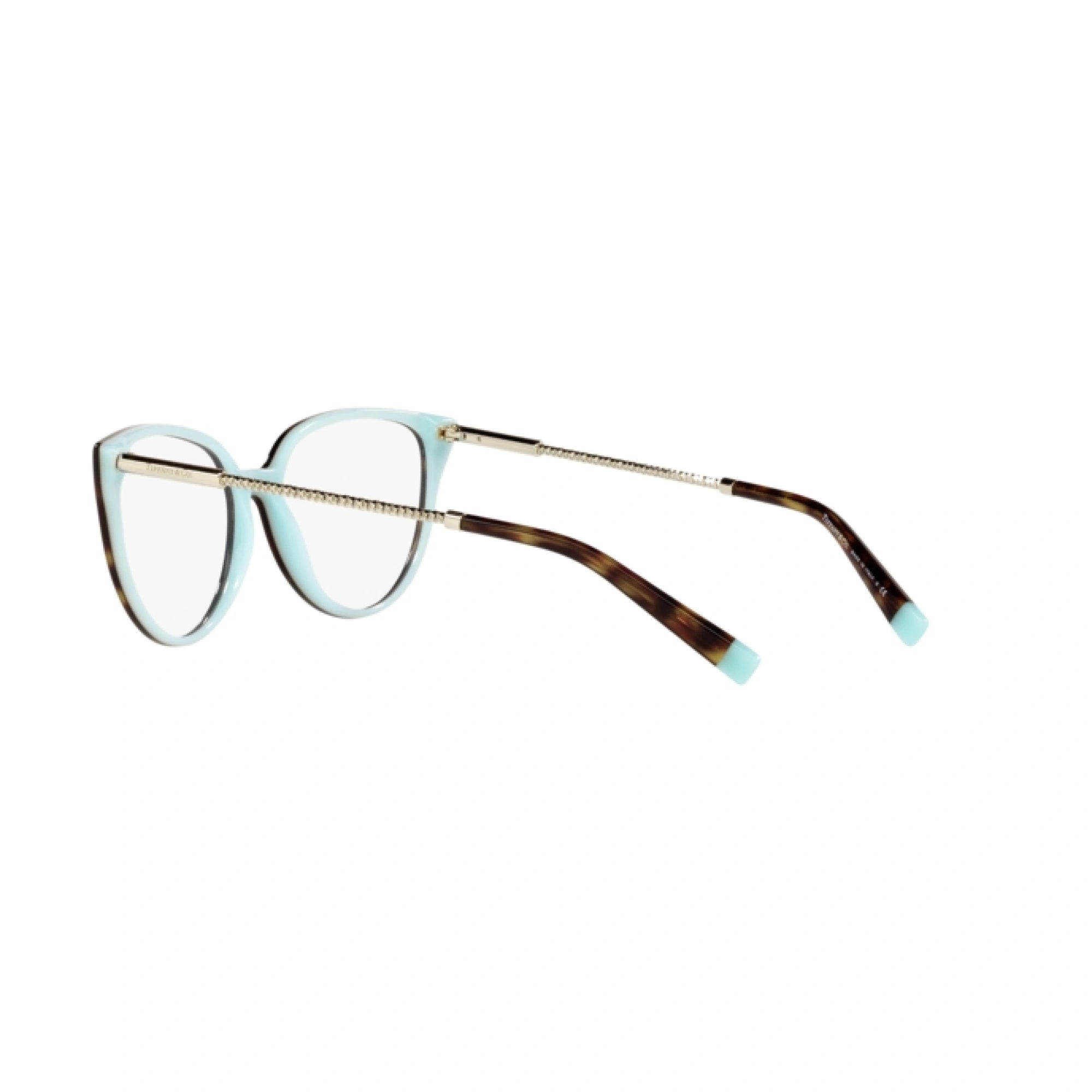 TIFFANY TF 2206 - 8134 HAVANA SU TIFFANY BLUE | OCCHIALE DA VISTA DONNA | CALIBRO 55
