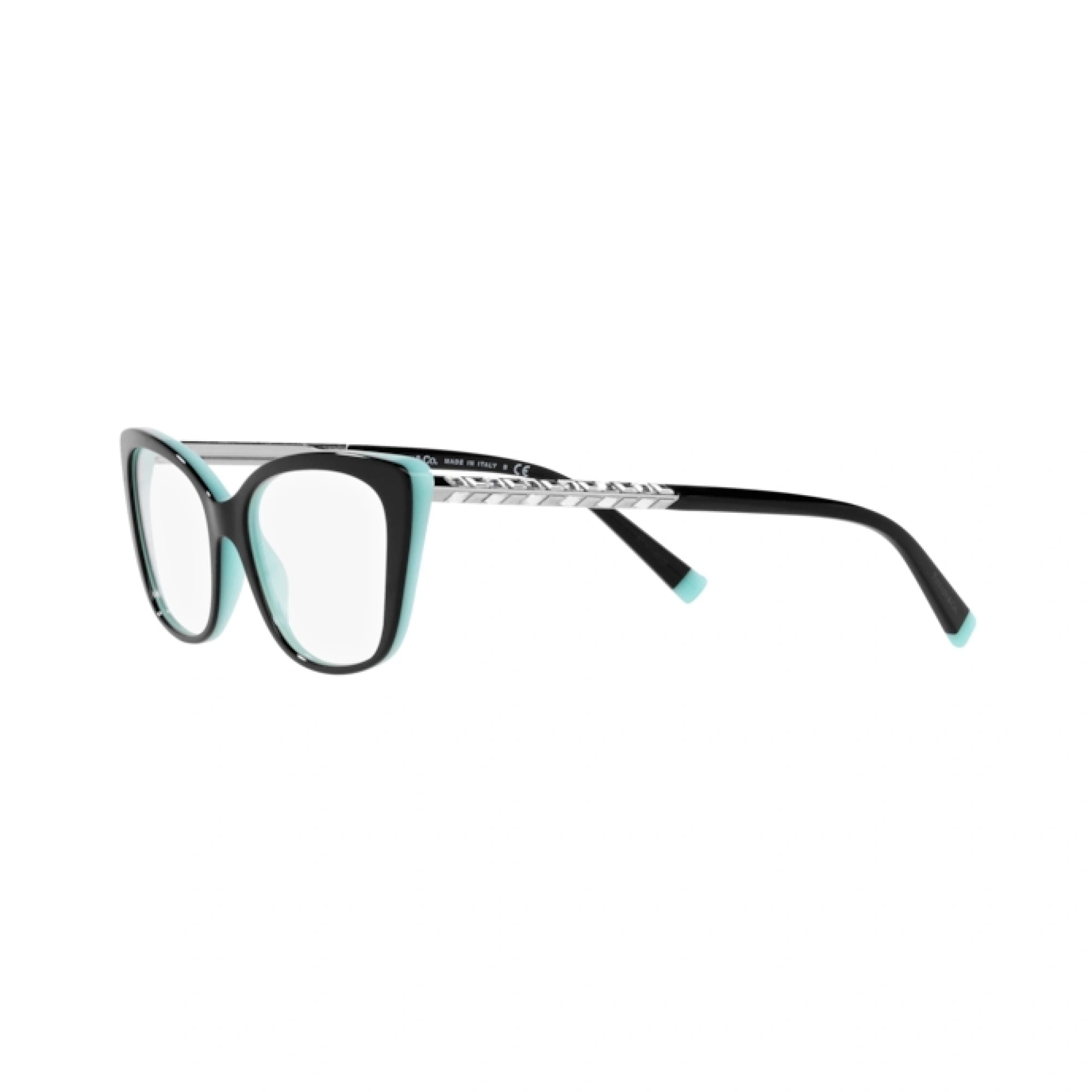 TIFFANY TF 2208B - 8055 NERO SU BLU TIFFANY | OCCHIALE DA VISTA DONNA | CALIBRO 54