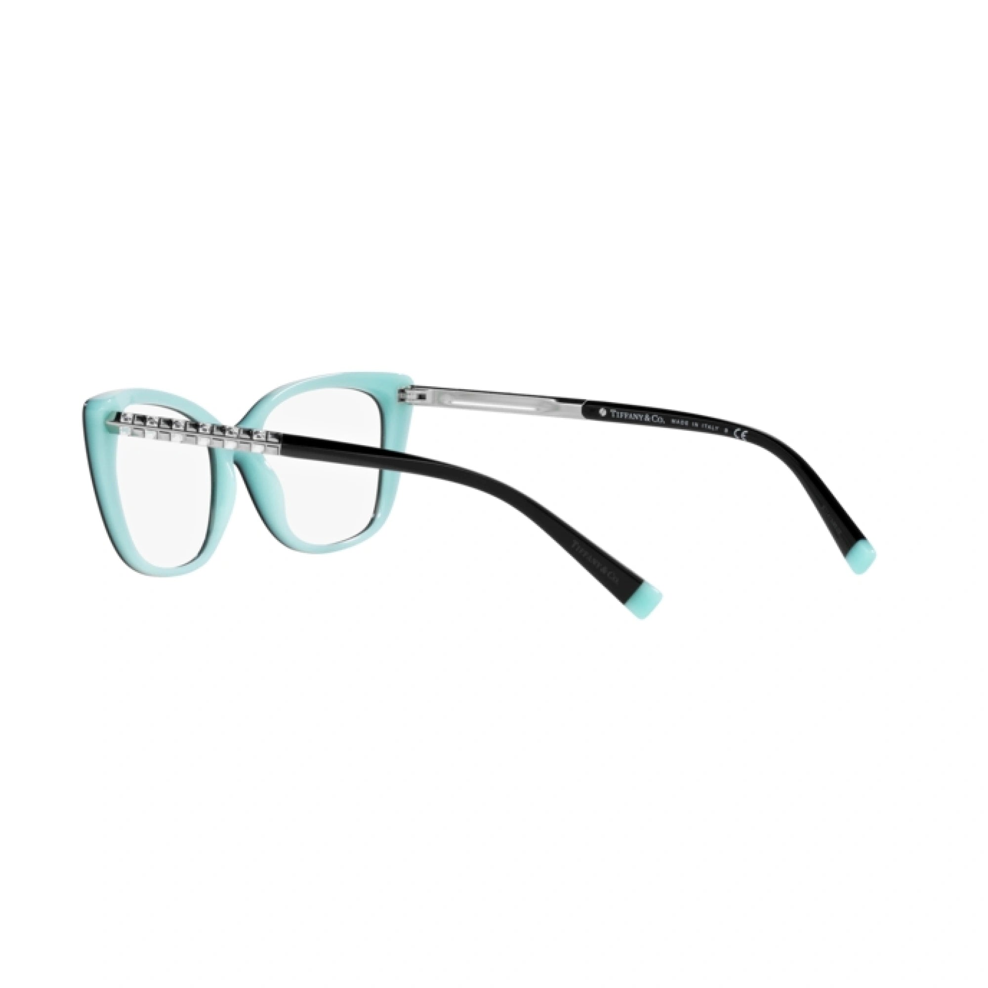 TIFFANY TF 2208B - 8055 NERO SU BLU TIFFANY | OCCHIALE DA VISTA DONNA | CALIBRO 54