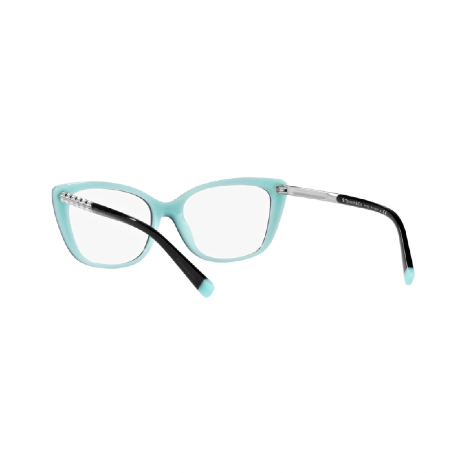 TIFFANY TF 2208B - 8055 NERO SU BLU TIFFANY | OCCHIALE DA VISTA DONNA | CALIBRO 52