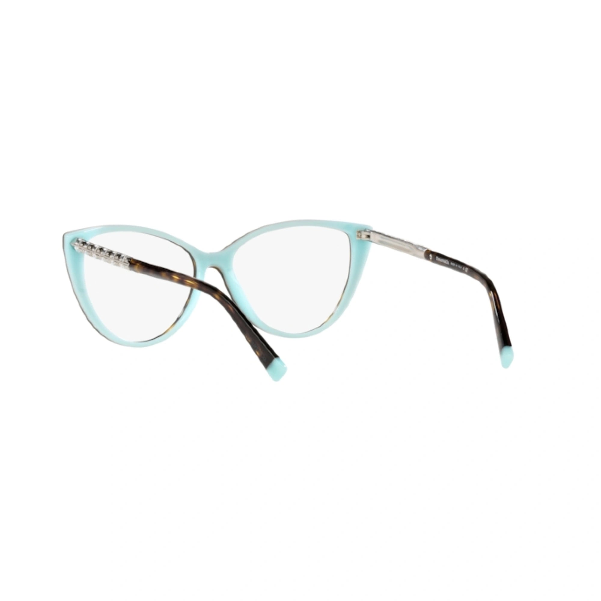TIFFANY TF 2214B - 8134 HAVANA SU TIFFANY BLUE | OCCHIALE DA VISTA DONNA | CALIBRO 55
