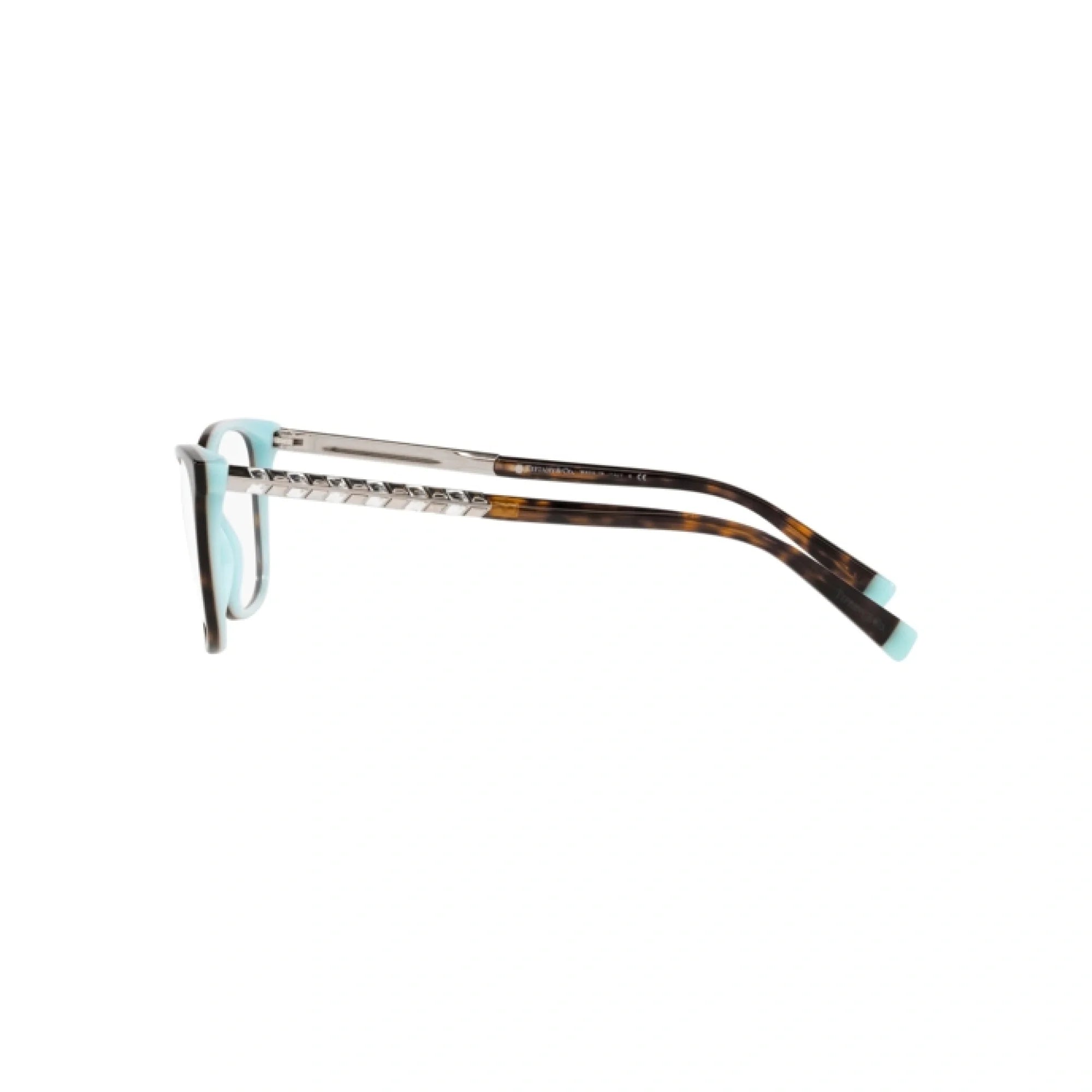 TIFFANY TF 2215B - 8134 HAVANA SU TIFFANY BLUE | OCCHIALE DA VISTA DONNA | CALIBRO 54