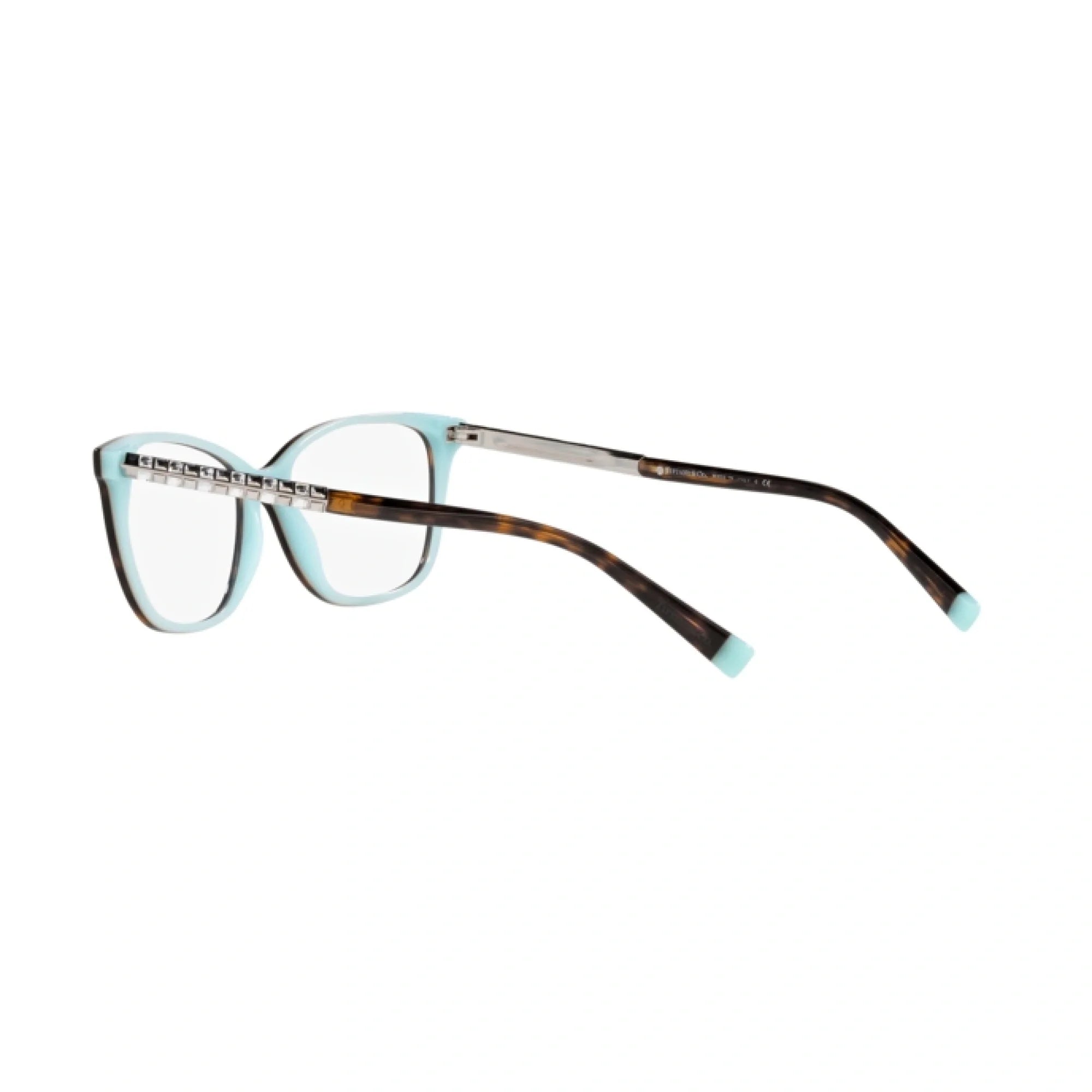 TIFFANY TF 2215B - 8134 HAVANA SU TIFFANY BLUE | OCCHIALE DA VISTA DONNA | CALIBRO 54