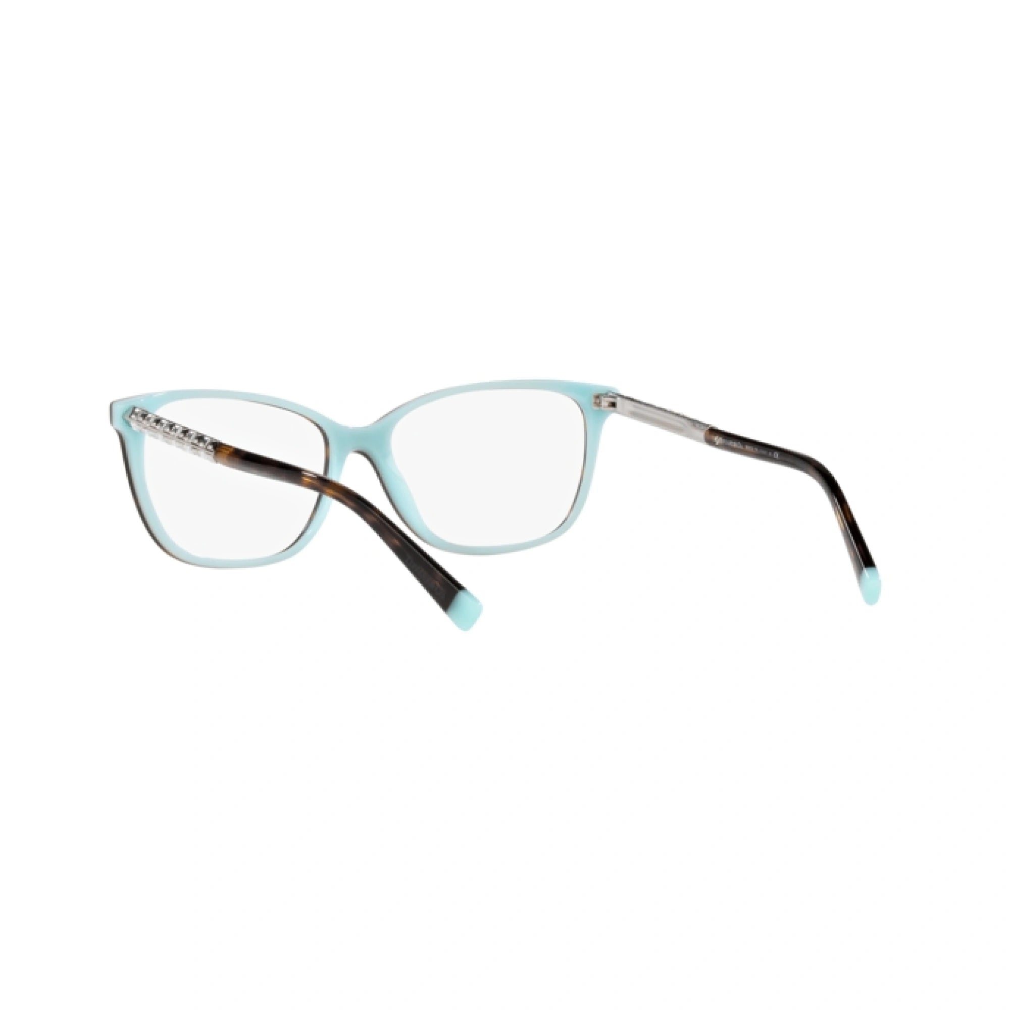 TIFFANY TF 2215B - 8134 HAVANA SU TIFFANY BLUE | OCCHIALE DA VISTA DONNA | CALIBRO 52