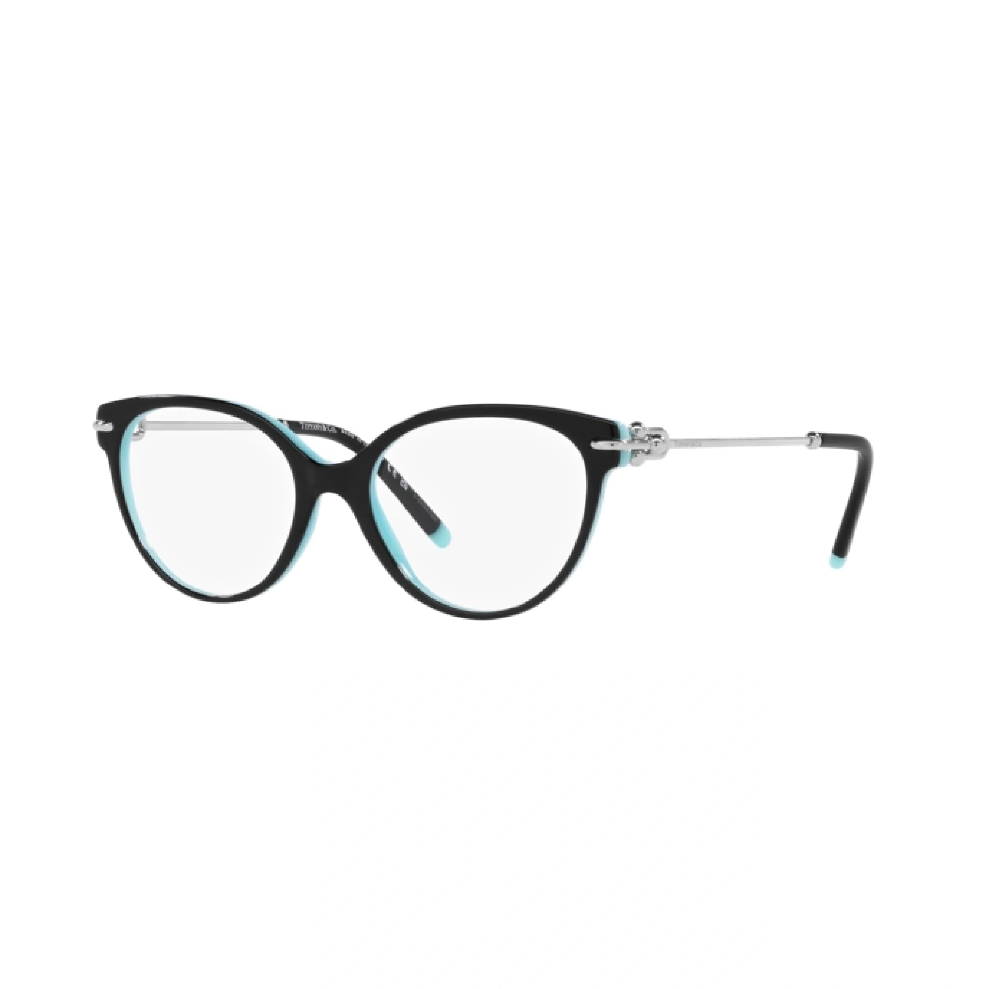 TIFFANY TF 2217 - 8055 NERO SU BLU TIFFANY | OCCHIALE DA VISTA DONNA | CALIBRO 53
