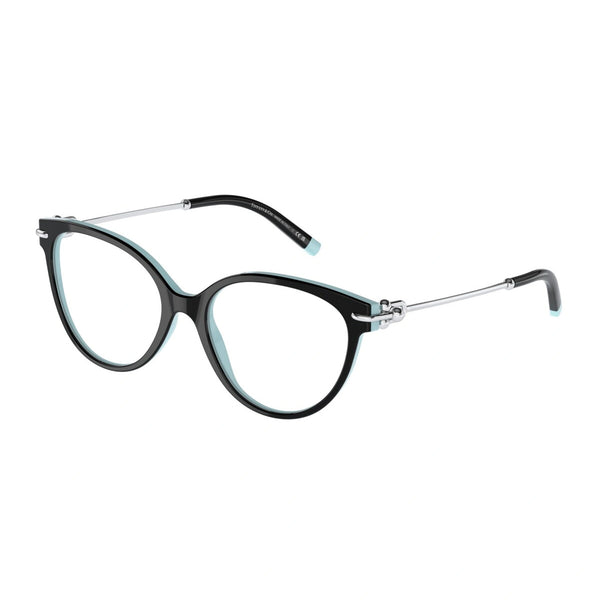 TIFFANY TF 2217 - 8055 NERO SU BLU TIFFANY | OCCHIALE DA VISTA DONNA | CALIBRO 53