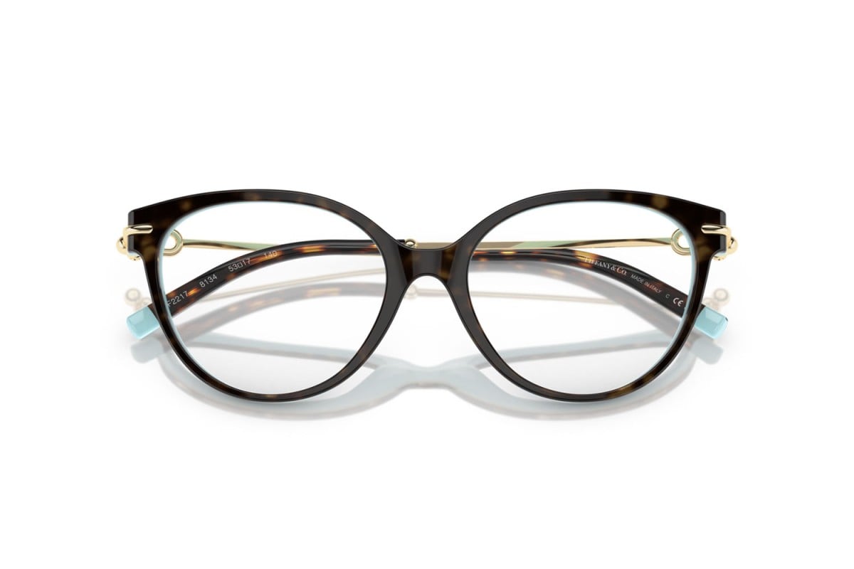 OCCHIALE DA VISTA DONNA | TIFFANY TF 2217 - 8134 AVANA SU BLU TIFFANY - CALIBRO 53
