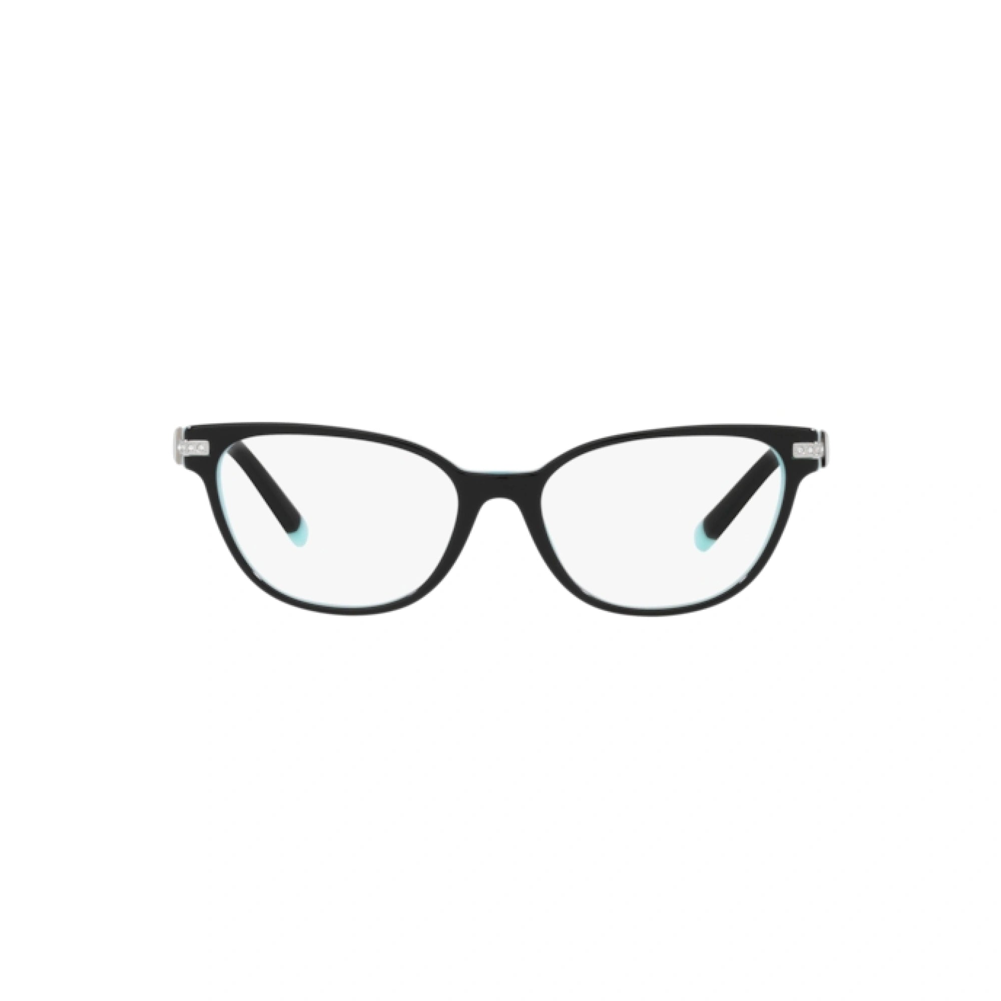 TIFFANY TF 2223B - 8055 BLACK ON TIFFANY BLUE | OCCHIALE DA VISTA DONNA | CALIBRO 54