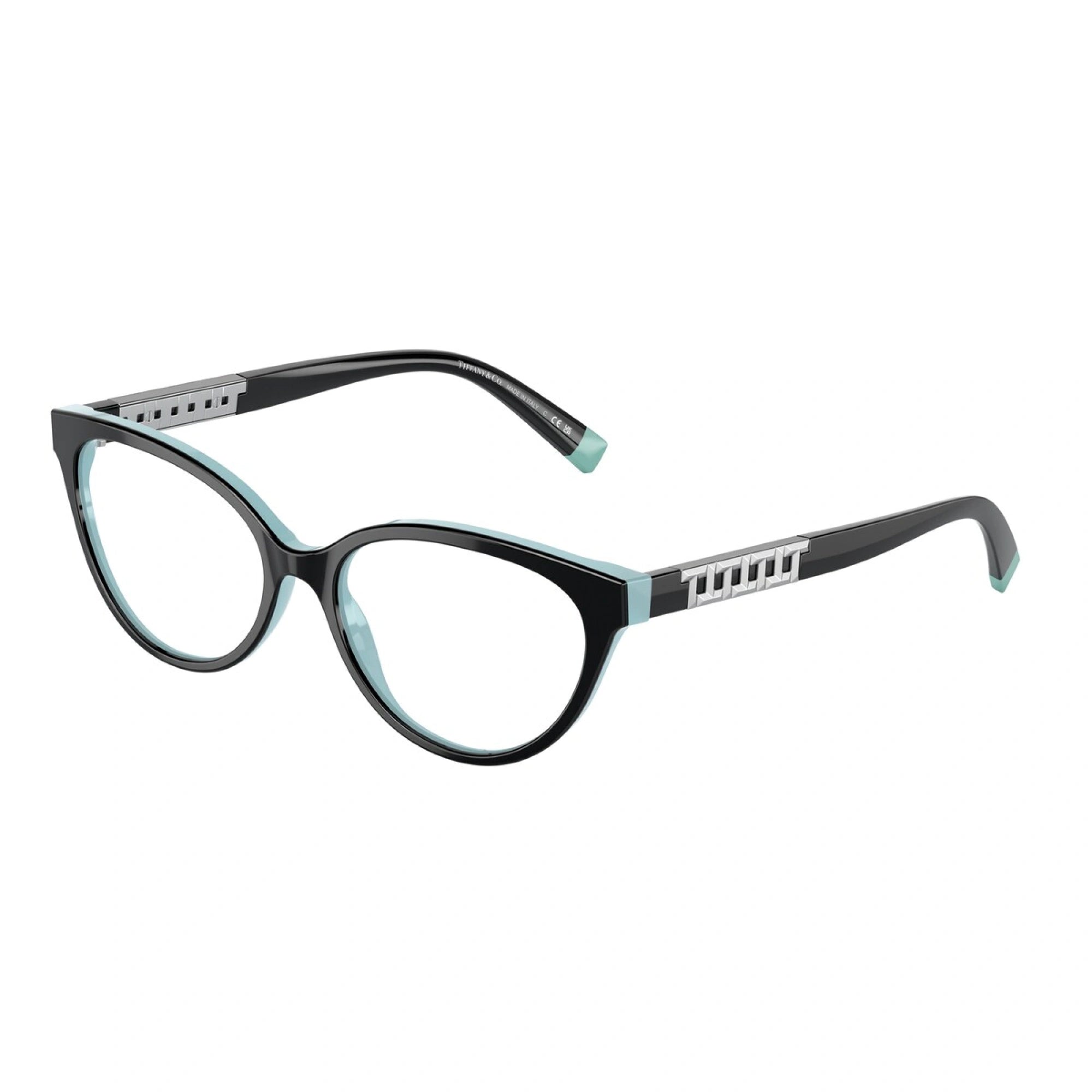 TIFFANY TF 2226 - 8055 NERO SU BLU TIFFANY | OCCHIALE DA VISTA DONNA | CALIBRO 52