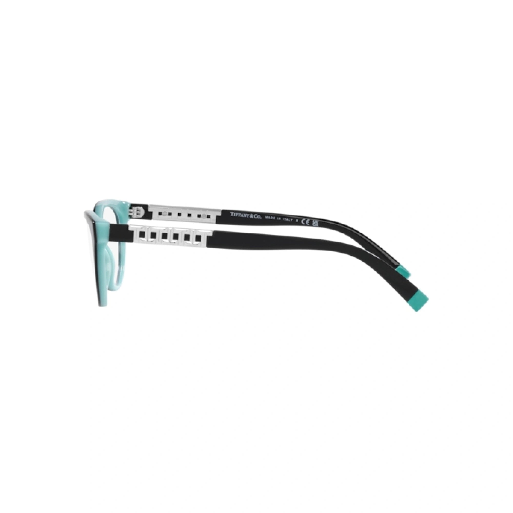 TIFFANY TF 2226 - 8055 NERO SU BLU TIFFANY | OCCHIALE DA VISTA DONNA | CALIBRO 52