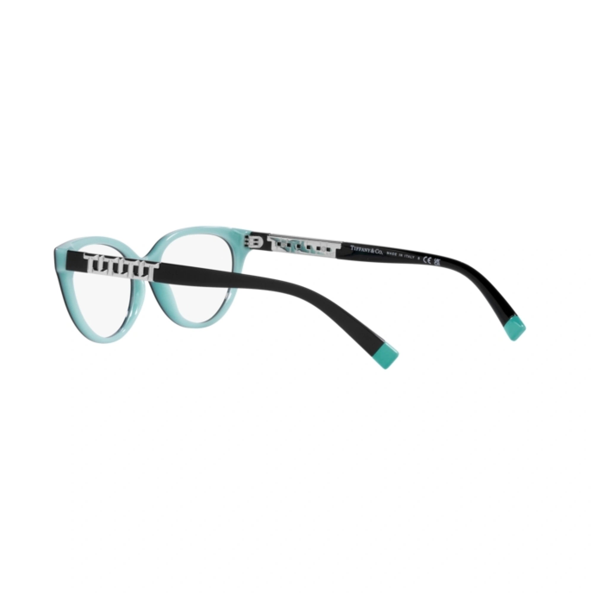 TIFFANY TF 2226 - 8055 NERO SU BLU TIFFANY | OCCHIALE DA VISTA DONNA | CALIBRO 52