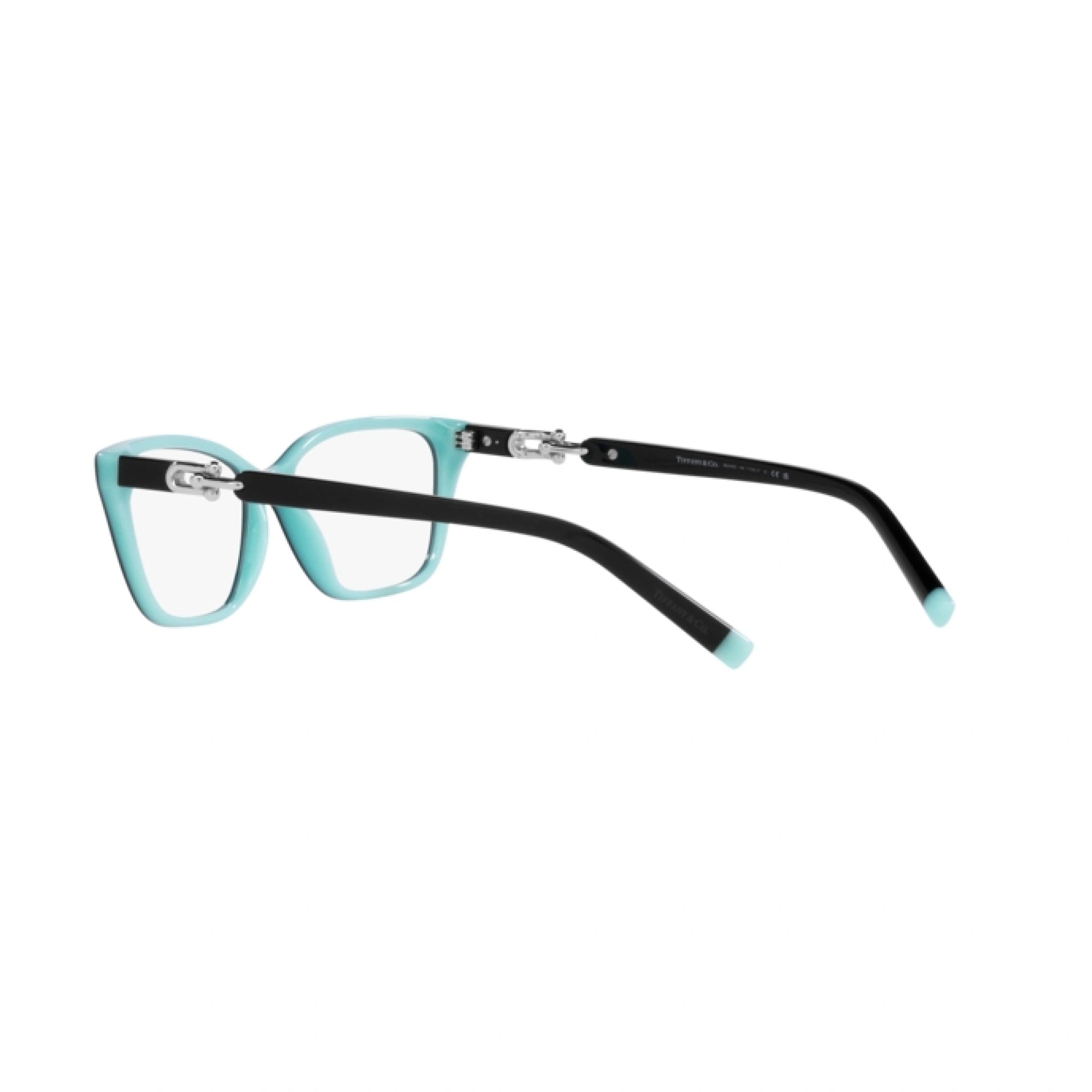 TIFFANY TF 2229 - 8055 NERO SU BLU TIFFANY | OCCHIALE DA VISTA DONNA | CALIBRO 53