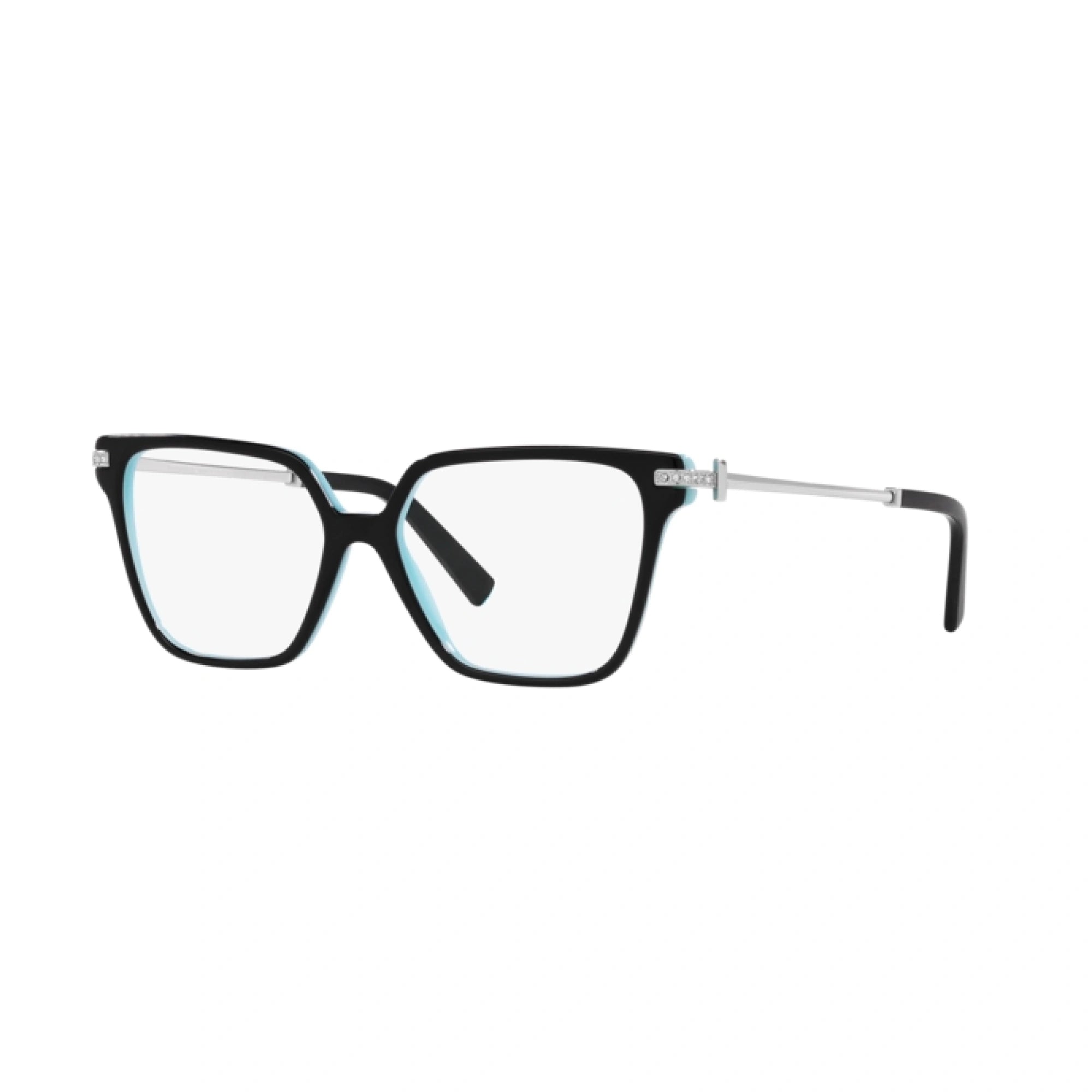 TIFFANY TF 2234B - 8055 NERO SU BLU TIFFANY | OCCHIALE DA VISTA DONNA | CALIBRO 52