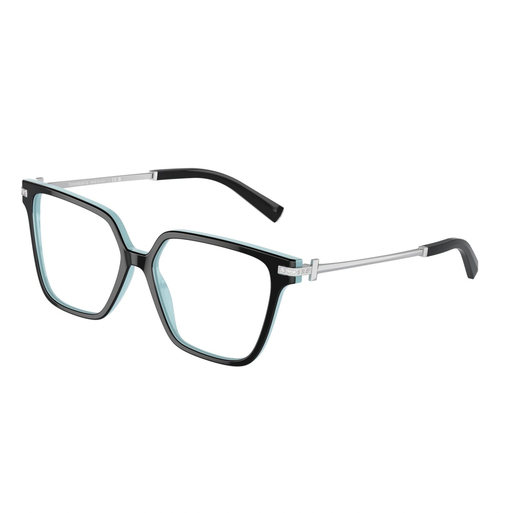 TIFFANY TF 2234B - 8055 NERO SU BLU TIFFANY | OCCHIALE DA VISTA DONNA | CALIBRO 52