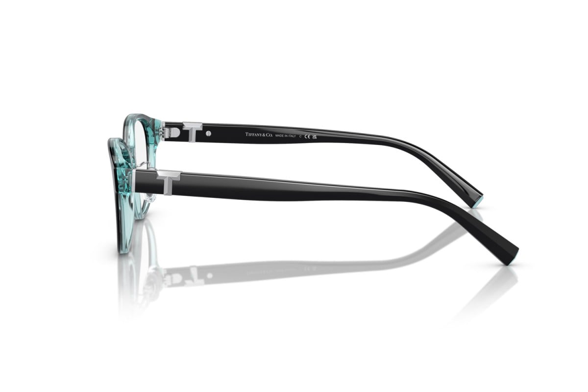 OCCHIALE DA VISTA DONNA | TIFFANY TF 2236D - 8285 NERO SU BLU CRISTALLO TIFFANY - CALIBRO 48