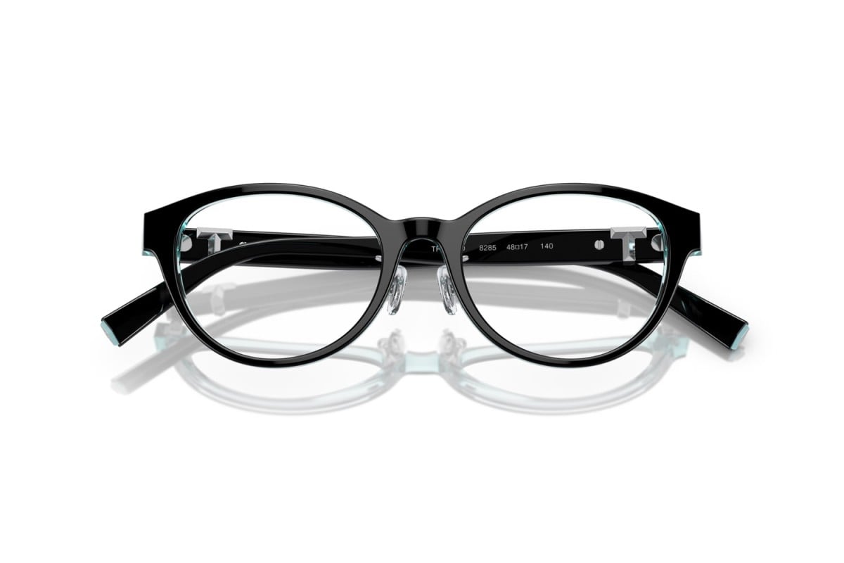 OCCHIALE DA VISTA DONNA | TIFFANY TF 2236D - 8285 NERO SU BLU CRISTALLO TIFFANY - CALIBRO 48