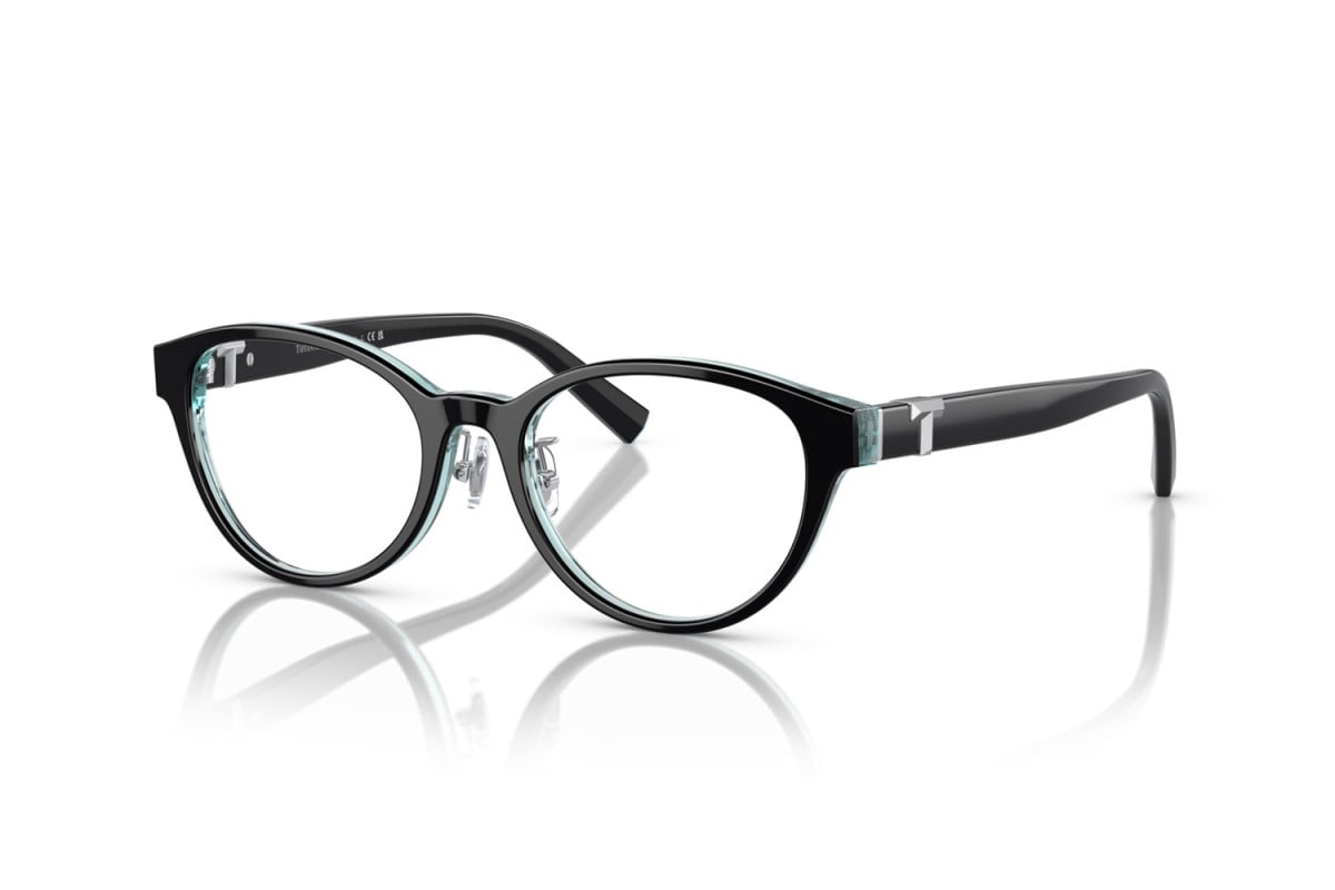OCCHIALE DA VISTA DONNA | TIFFANY TF 2236D - 8285 NERO SU BLU CRISTALLO TIFFANY - CALIBRO 48