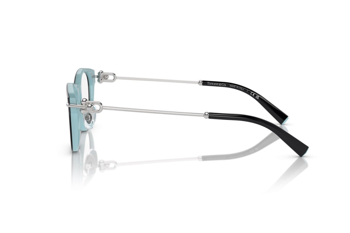 OCCHIALE DA VISTA DONNA | TIFFANY TF 2237D - 8055 NERO SU BLU TIFFANY - CALIBRO 48