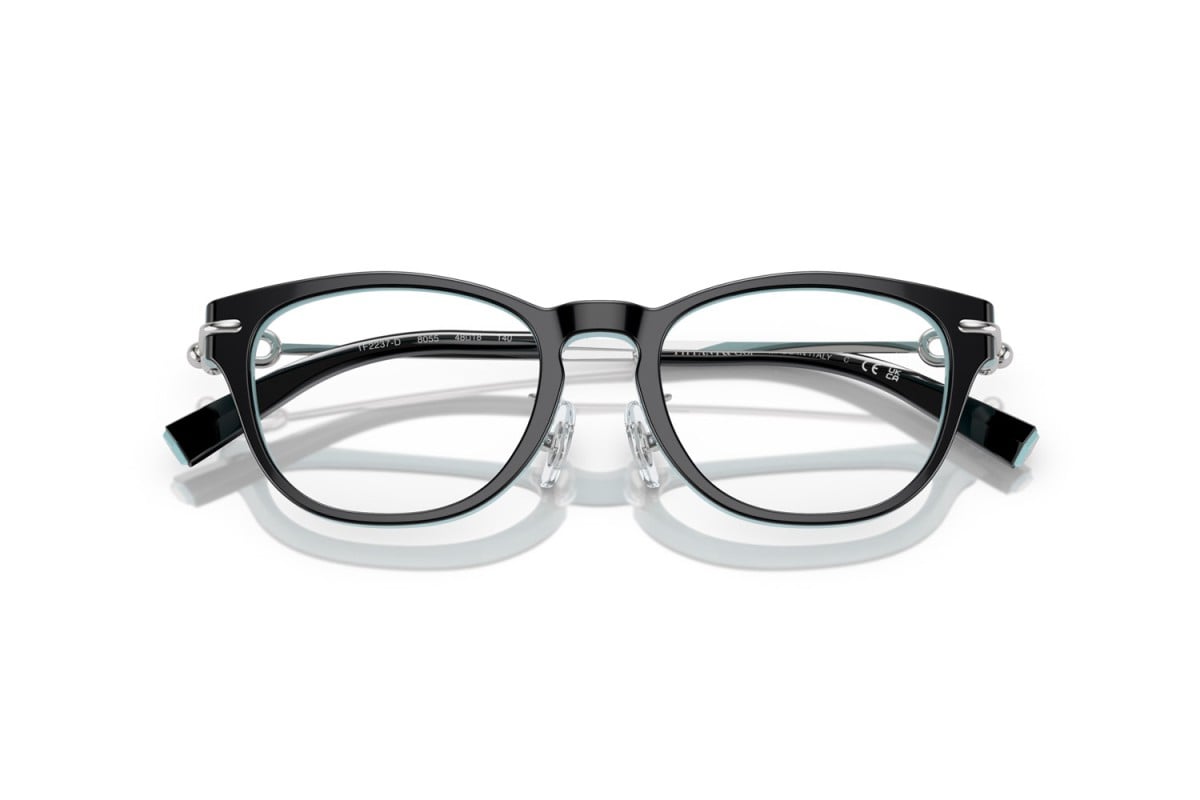 OCCHIALE DA VISTA DONNA | TIFFANY TF 2237D - 8055 NERO SU BLU TIFFANY - CALIBRO 48