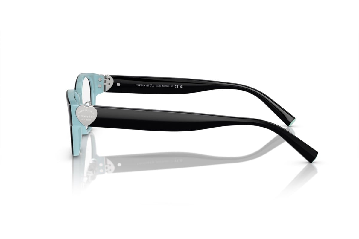 OCCHIALE DA VISTA DONNA | TIFFANY TF 2243D - 8055 NERO SU BLU TIFFANY - CALIBRO 51