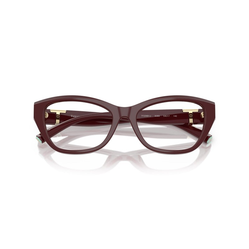 OCCHIALE DA VISTA DONNA | TIFFANY TF 2268U - 8389 BORGOGNA - CALIBRO 52
