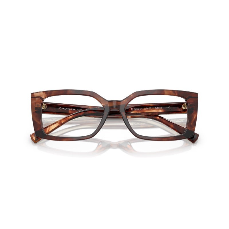OCCHIALE DA VISTA DONNA | TIFFANY TF 2269U - 8421 AVANA MARRONE MACULATO - CALIBRO 52