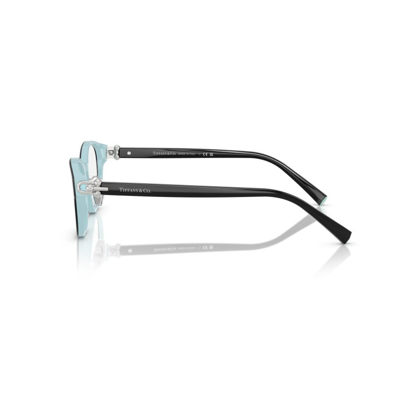 OCCHIALE DA VISTA DONNA | TIFFANY TF 2273D - 8055 NERO SU BLU TIFFANY - CALIBRO 48