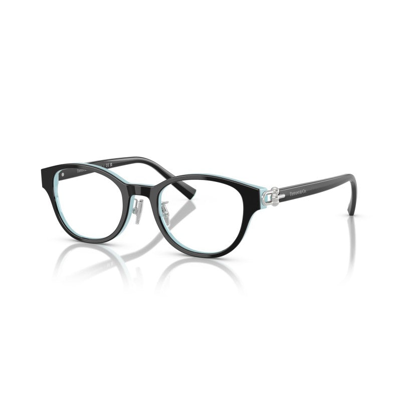 OCCHIALE DA VISTA DONNA | TIFFANY TF 2273D - 8055 NERO SU BLU TIFFANY - CALIBRO 48