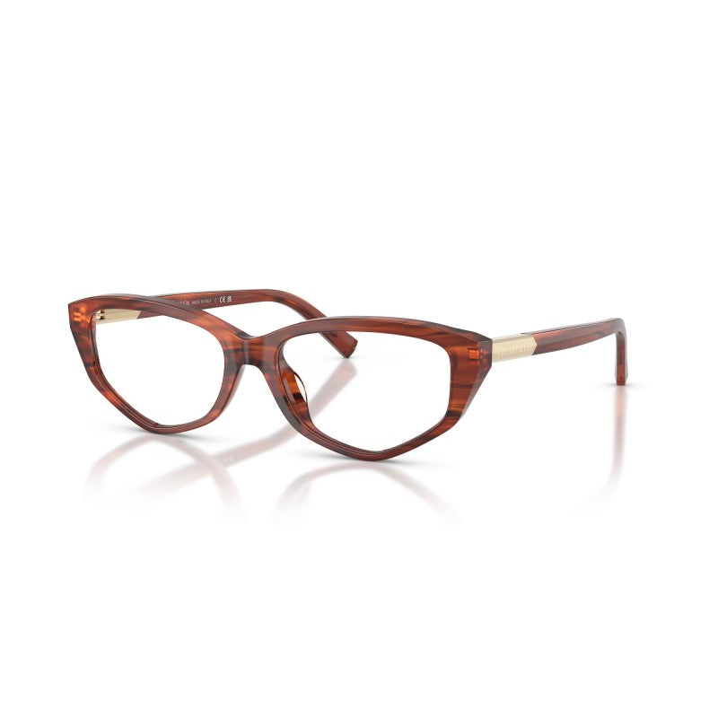 OCCHIALE DA VISTA DONNA | TIFFANY TF 2276 - 8440 HAVANA STRIATO RUBINO - CALIBRO 52