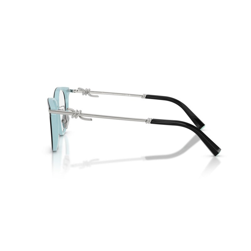 OCCHIALE DA VISTA DONNA | TIFFANY TF 2279D - 8055 NERO SU BLU TIFFANY - CALIBRO 52