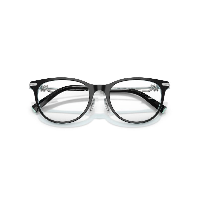 OCCHIALE DA VISTA DONNA | TIFFANY TF 2279D - 8055 NERO SU BLU TIFFANY - CALIBRO 52