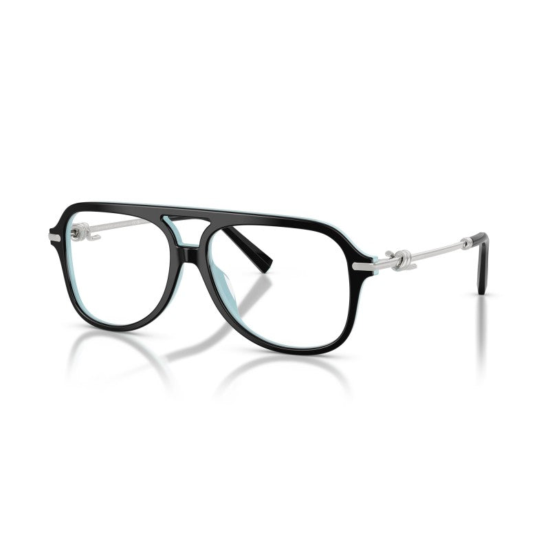 OCCHIALE DA VISTA DONNA | TIFFANY TF 2283 - 8055 NERO SU BLU TIFFANY - CALIBRO 54