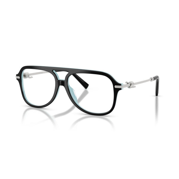OCCHIALE DA VISTA DONNA | TIFFANY TF 2283 - 8055 NERO SU BLU TIFFANY - CALIBRO 56