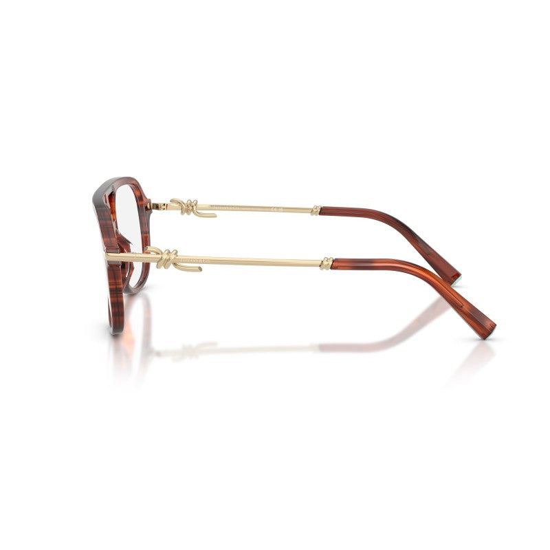 OCCHIALE DA VISTA DONNA | TIFFANY TF 2283 - 8440 HAVANA STRIATO RUBINO - CALIBRO 54