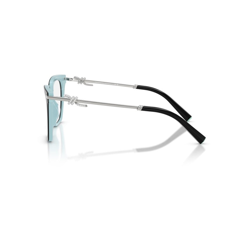 OCCHIALE DA VISTA DONNA | TIFFANY TF 2284B - 8055 NERO SU BLU TIFFANY - CALIBRO 51