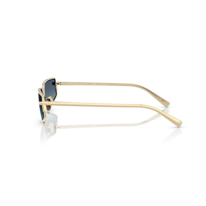 OCCHIALE DA SOLE DONNA | TIFFANY TF 3113KB - 62239S PLACCATO ORO PALLIDO - CALIBRO 60